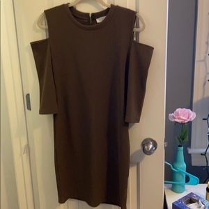 Olive 3/4 sleeve dress
